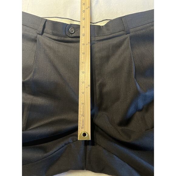 Burberry London 40R 33x29 Solid Dark Brown Designer Luxury 2 Piece Suit - Picture 14 of 16